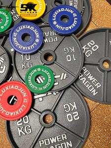 SK Fitness personnalisé Logo15/<span class=keywords><strong>20</strong></span>/25KG/LB ensembles usine directe pour Olympik <span class=keywords><strong>poids</strong></span> plaques 50mm couleur uréthane pare-chocs Tri-Grip formation - Product Image 2