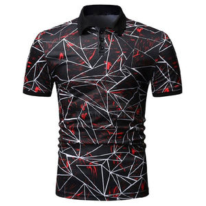 Polos de sublimación de nuevo estilo al por mayor, Polo de sublimación transpirable de secado rápido de material suave para hombre - Product Image 1