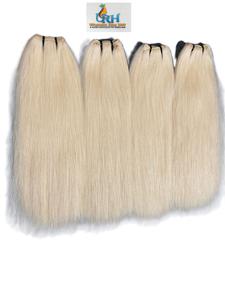 100% mechones de cabello humano recto brasileño y peruano de onda profunda Real tejido a granel barato 12A extensiones reales al por mayor - Product Image 2