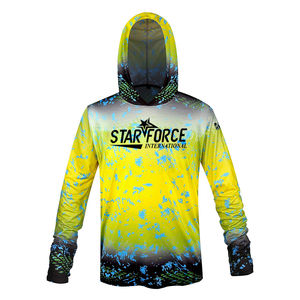 Wholesale UPF 50+ Sun protection Clothing Summer Manufacturer Outdoor <b>fishing</b> <b>wear</b> Custom Long Sleeve T Shirt for Men Rash Guard - Product Image 5