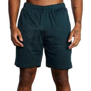 Latest Men's Mesh Shorts Gym Wear 100% Polyester Casual Solid Color Lightweight Breathable Elastic Waist High Quality All Sizes - Product Image 2