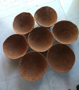 Árbol colgante maceta hecha a mano COCO LINERS varias formas 100% fibra de coco natural nuevo ecológico Bio-degradable - Product Image 3