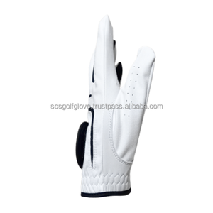Gants de golf en maille respirante de haute qualité pour hommes, avec logo personnalisé, équipement de cyclisme et de sport, en peau de mouton véritable pour les activités de plein air. - Product Image 3