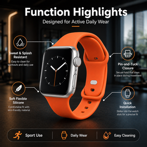 Bracelet de montre en silicone souple avec logo personnalisé pour Iwatch 49 mm, bracelet sport réglable et personnalisable pour <span class=keywords><strong>Apple</strong></span> <span class=keywords><strong>Watch</strong></span> - Product Image 5