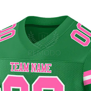 Ropa Deportiva Personalizable, Transpirable, de Manga Corta, Jersey de Fútbol Americano de Verano con MOQ Bajo y Opciones de Diseño - Product Image 4