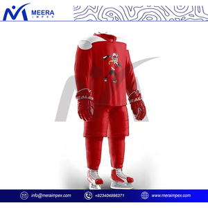 Conjunto de uniforme de hockey sobre hielo para hombre, Jersey y pantalón de equipo de diseño personalizado, ropa deportiva transpirable de secado rápido para entrenamiento, partidos de liga, club - Product Image 4