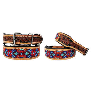 Luxury Pet <b>Dog</b> <b>Collar</b> Premium Quality Soft Padded <b>Leather</b> No-Pull Buckle Personalized Engraved Ribbons Durable Walking Print - Product Image 5