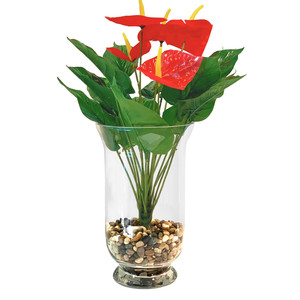 VHV0812 - แจกันแก้วทรงเฮอร์ริเคนขนาดกลาง - 12 นิ้ว - Product Image 2