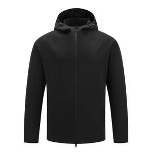 Veste d'hiver pour homme à capuche avec logo frontal, imperméable, à fermeture éclair longue, décontractée, DAN804 OEM ODM - Product Image 5