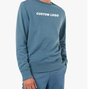 Usine en gros bouffée impression Streetwear sweats à capuche vêtements pour hommes 100% coton basiques hommes sweats OEM - Product Image 1