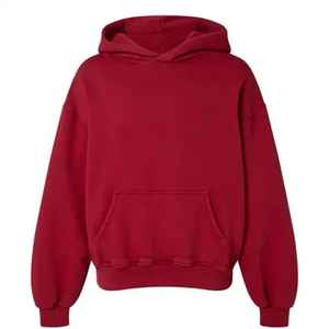 High Quality <b>Thick</b> <b>Fleece</b> Oversize Hooded Sweatshirts for Men Streetwear Drop Shoulder Design for Winter in Pakistan - Product Image 1