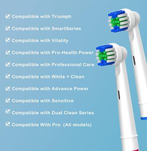 Low-Noise Vibration Compatible Round <b>Toothbrush</b> <b>Head</b> Replacements Generic for Oral Bs Electric Brush Refills Wholesale - Product Image 3