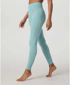 Women's <b>High</b>-<b>Waist</b> Breathable Seamless Fitness Leggings Fleece Fabric Yoga <b>Pants</b> Solid Pattern Casual Style Plus Size <b>Hot</b> Sale - Product Image 2