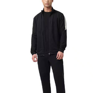 100% matériau respirant fait fermeture éclair hommes survêtements/vêtements d'entraînement de gymnastique robustes hommes survêtements à vendre - Product Image 6