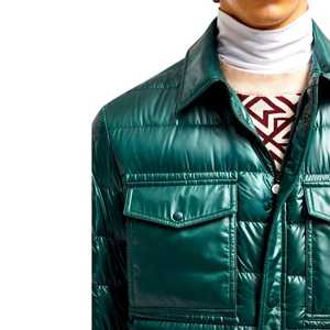 Veste matelassée à capuche de haute qualité, rembourrée de duvet, personnalisable, imperméable/anti-vent, style décontracté tendance, hiver, unisexe, doublure en fausse fourrure - Product Image 4
