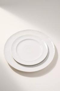 Assiette à dîner en céramique blanche classique, design rond intemporel, finition brillante, qualité durable, idéale pour les repas quotidiens - Product Image 2