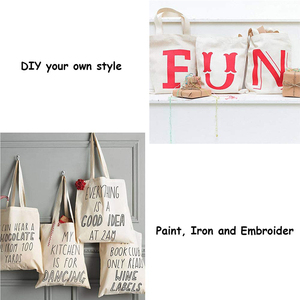 Sac fourre-tout en toile de coton de grande taille avec poignée épaule personnalisée, imprimé à l'écran en soie, réutilisable et portable, promotionnel - Product Image 5