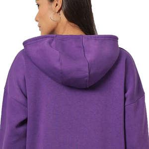 Women Solid Color Fleece <b>Hoodie</b> Soft Warm Pullover Long Sleeve Casual Hooded Top <b>Comfy</b> Everyday Wear Winter Autumn Eco-Friendly - Product Image 3