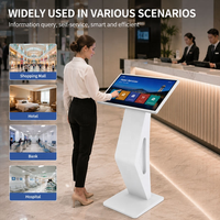 AOOWHAO - Quiosco de Autoservicio con Pantalla Táctil Antideslumbrante 4K, Quiosco Interactivo con Sistema Android para Restaurante
