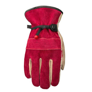 Guantes de trabajo de seguridad hechos de cuero de vaca ideales para soldadura de manejo de maquinaria y trabajo al aire libre - Product Image 2