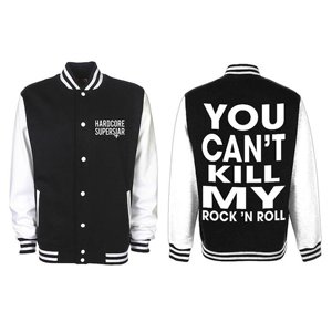 Écussons de broderie OEM veste Letterman pour hommes personnalisée grande taille manteau à manches en cuir veste de baseball en jean pour hommes - Product Image 2