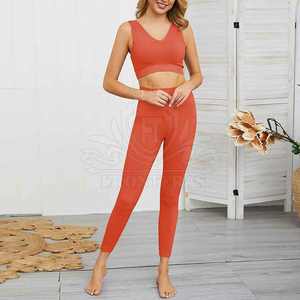 Conjunto de Yoga para mujer Entrenamiento Fitness Gimnasio Desgaste Conjunto de yoga Ropa de gimnasio Conjunto de yoga para mujer - Product Image 2