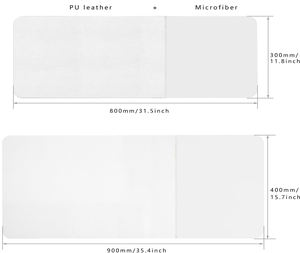 Tapete de Escritorio de Cuero Genuino para Oficina de Lujo, Resistente a Olores, Resistente, Cómodo, Superficie de Escritura Suave y Duradera - Product Image 6