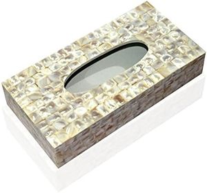 Caja de pañuelos de madera perla hecha a mano elegante, nuevo diseño para decoración de hogar y restaurante por ARTISAN AURA - Product Image 3