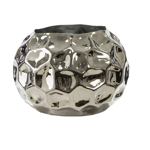 Bol et vase à fleurs noir antique de qualité supérieure pour la décoration de salon à la maison Vase à fleurs en aluminium à vendre - Product Image 4