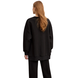 Sudadera de manga larga informal Vintage para mujer, Sudadera con capucha Digital de poliéster/algodón transpirable de punto con patrón de tira cálida - Product Image 3