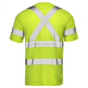 Camisetas de Seguridad Reflectantes de Alta Visibilidad para Trabajo, Ropa de Alta Visibilidad, Camisetas de Seguridad para la Construcción - Product Image 3