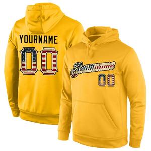 Custom Stitched Gold Vintage EE. UU. Bandera Deportes Sudadera con capucha - Product Image 1