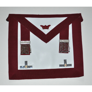 MASONIC BLUE LODGE OFFICER <b>APRON</b> HAND EMBROIDERED - Product Image 3