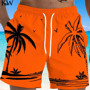 Shorts de bain camouflage pour hommes, séchage rapide, taille élastique, légers, pour les vacances, shorts de bain d'été, shorts de bain 2025 - Product Image 4