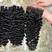 ZOI HAIR Vente en gros Extensions de cheveux humains Remy de qualité soyeuse, boucles birmanes, cheveux vietnamiens bruts en lots de 100g, fabrication à la machine
