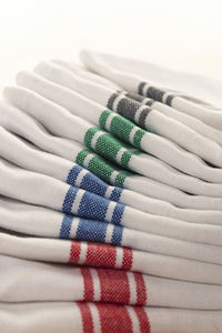 Paños de limpieza de cocina de algodón 100% con patrón de rayas cuadradas tejidas, toallas de cocina para uso doméstico - Product Image 2