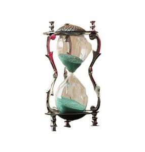 Premium <b>Silver</b> plated Metal Frame Durable long lasting sand <b>clock</b> Metal Hour Glass Sand Timer for Modern style home decor - Product Image 2