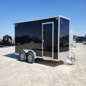 2027 Lightning 7x14 Enclosed Cargo <b>Trailer</b> 7000 GVWR 84" Interior Height Tandem Axle Utility <b>Trailer</b> V-Nose Ramp Door for sale - Product Image 1