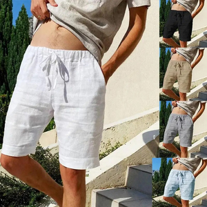 Men's Polyester/Cotton Solid Basketball <b>Shorts</b> Breathable Quick Dry Eco-Friendly Plus Size Gym Beach Vacation Basketball <b>Shorts</b> - Product Image 2
