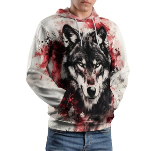 Sudaderas básicas de impresión digital de alta calidad Proveedor directo de fábrica Sudadera con capucha de impresión digital ligera y cómoda para hombres - Product Image 1