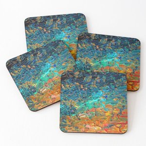 Hot Sale Acacia Solid Wood <b>Coaster</b> <b>Set</b> with Holder Insulation Mat for Home Trendy Product for Table Decoration - Product Image 2