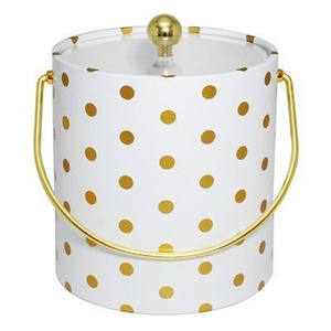 Cubo de hielo de acero inoxidable de diseño martillado aislado para una retención más larga para fiestas Accesorio de bebida de cubo de hielo Premium - Product Image 2