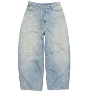 Pantalones Vaqueros Holgados Personalizables para Hombre, de Alta Calidad, Lavado Ácido, Estilo Vintage, Diseño de Lona Resistente - Product Image 1