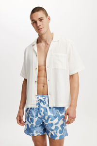 2025 OEM été séchage rapide personnalisé slip de bain pour hommes impression sublimée 3D surf short de plage avec poche latérale - Product Image 4