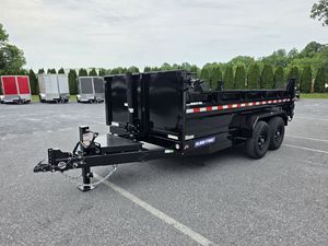 7′ X 14′ 14K HD Dump Trailer 3,955 lb. empty – 10,045 lb. payload 7,000 lb Spring Axles w/Electric Brakes - Product Image 6