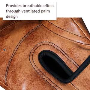 Derniers gants de boxe personnalisés en cuir de vachette de haute qualité Vente d'usine professionnelle de gants de combat avec logo personnalisé et service OEM - Product Image 2