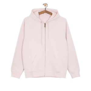 Sweat-shirt à capuche unisexe zippé en polaire doux de haute qualité, personnalisable avec logo OEM, coupe ample - Product Image 1