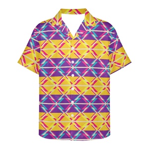 เสื้อชายหาดแฟชั่นผู้ชายกางเกงขาสั้นถักขนาดใหญ่มีแขนเสื้อ - Product Image 2