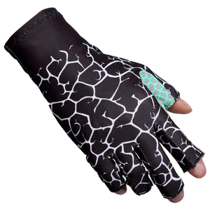 Guantes de pesca sin dedos profesionales para actividades al aire libre protección solar impermeable Nylon Unisex para pesca - Product Image 4