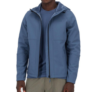 Veste d'hiver en toile souple unisexe, logo personnalisé, imperméable, coupe-vent, avec capuche - Product Image 2